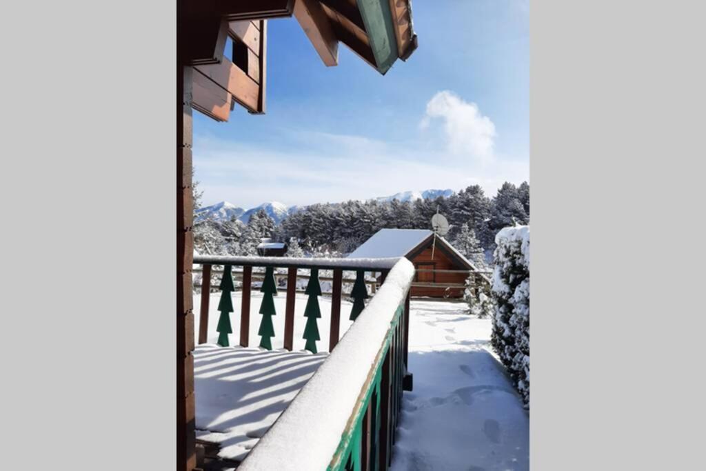 Maison De Bois Finlandaise Au Pied Des Pistes Bolquere Exterior foto